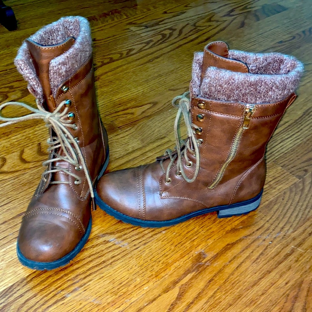 Brown boots